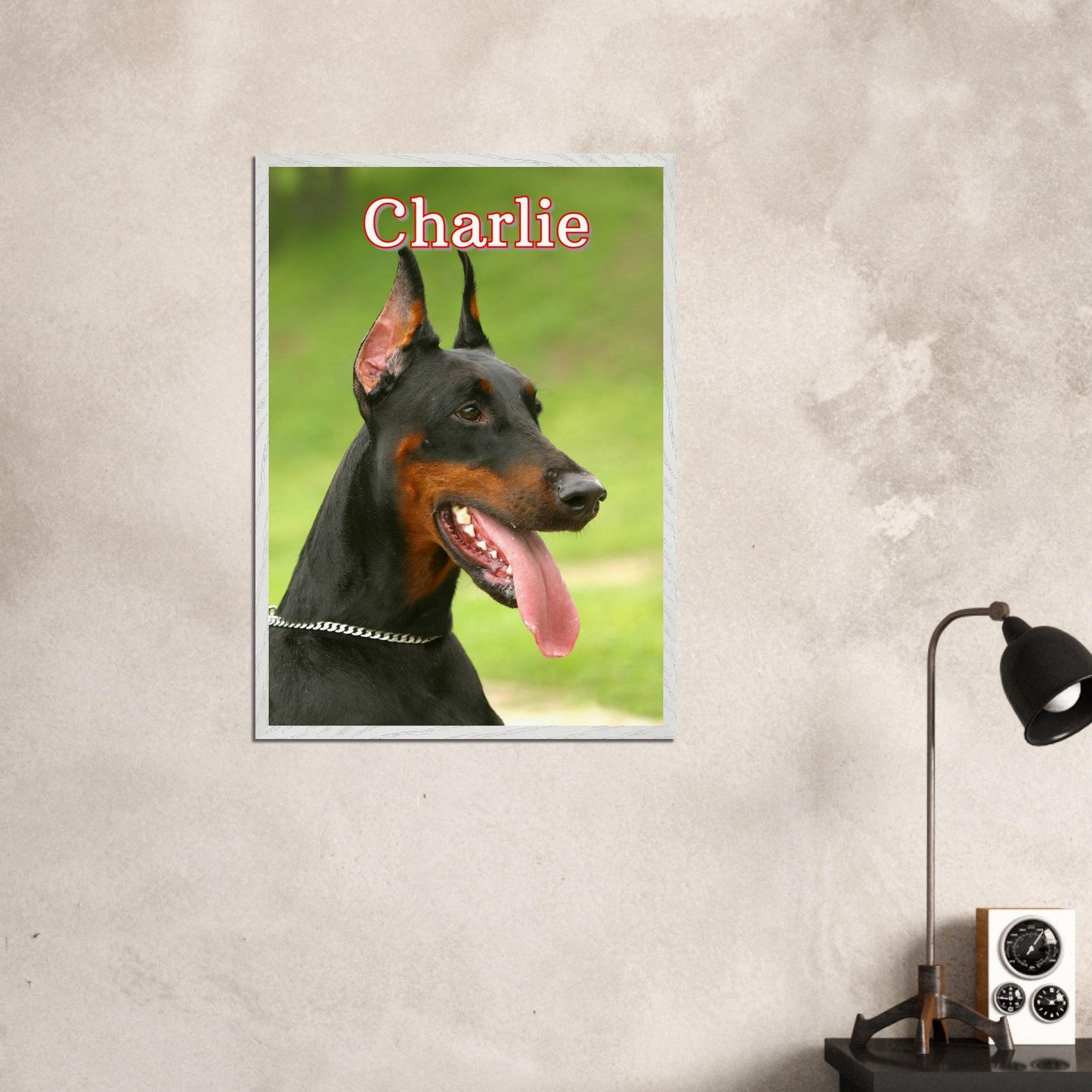 DoberManPrint MaterialWood frame