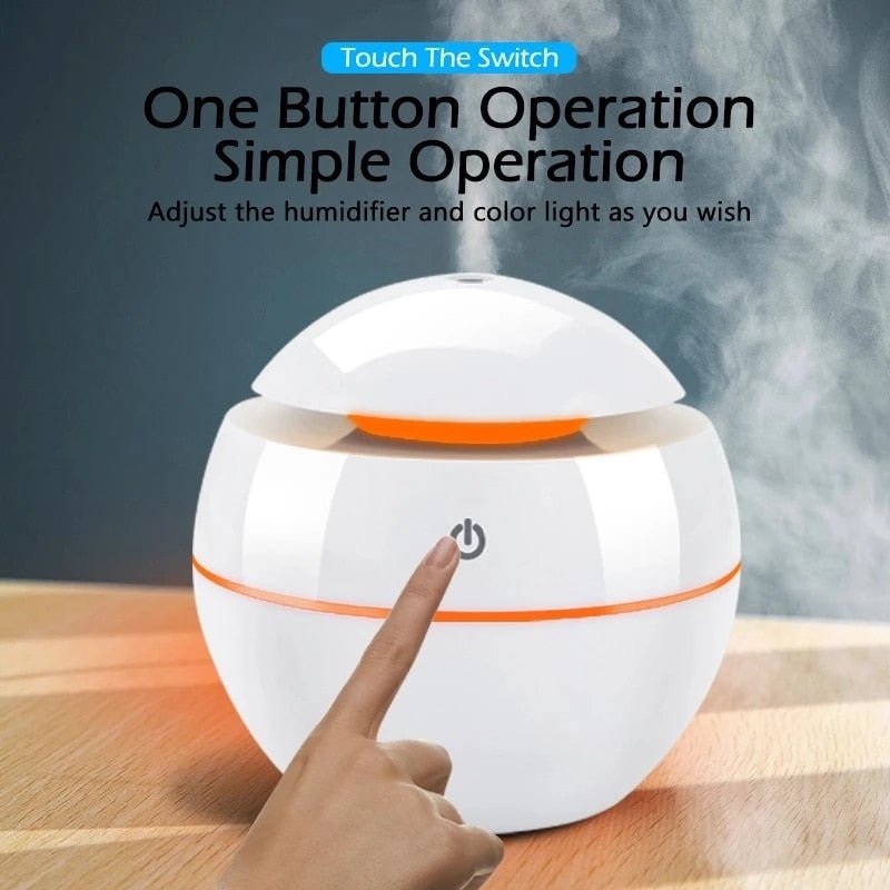 Portable USB Essential Oil Diffuser for Home & Office UseBlackhumidifier