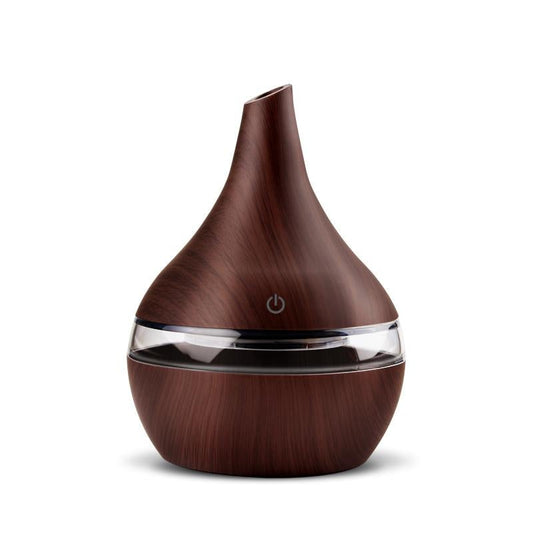 Aromatherapy Ultrasonic USB Air HumidifierDark Wood