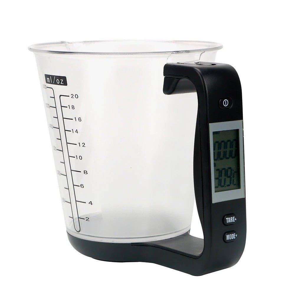 LCD Display Digital Measuring CupBlackDigital Measuring Cup