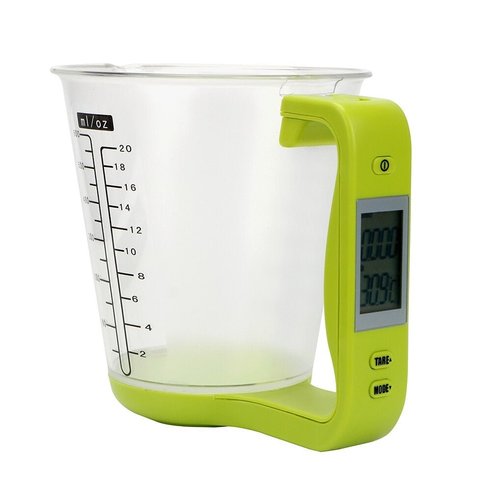 LCD Display Digital Measuring CupGreenDigital Measuring Cup