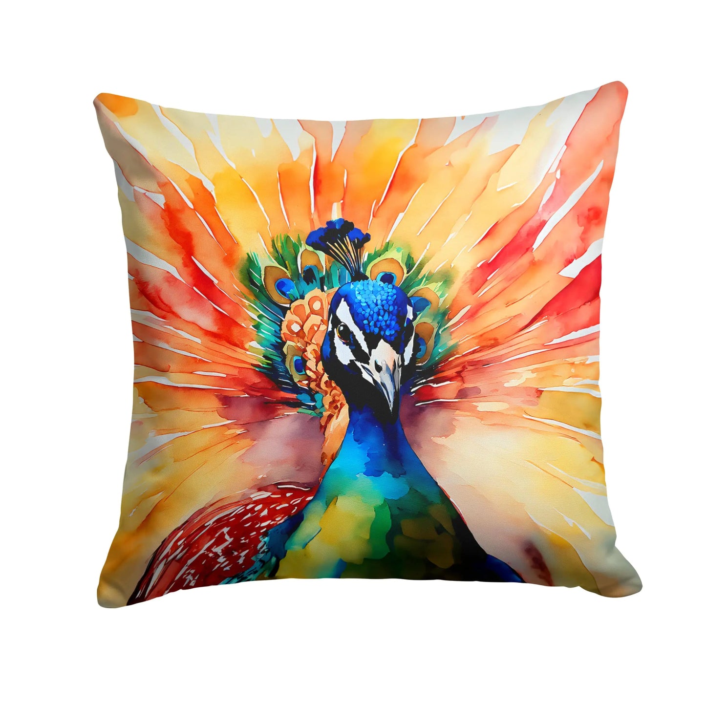 Peacock Throw Pillow