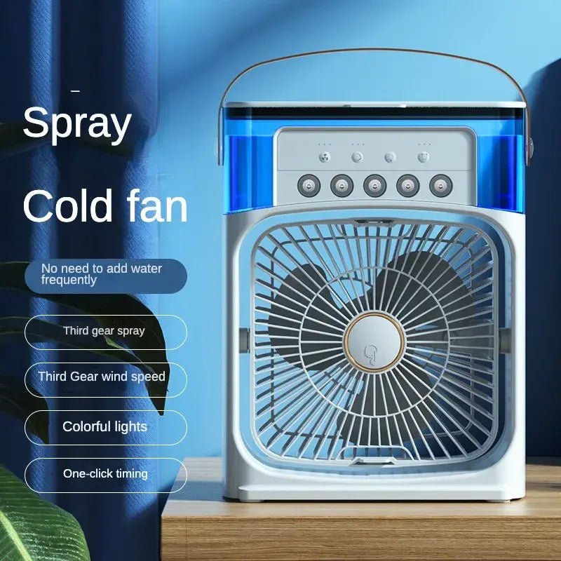 Portable Humidifier Fan Air ConditionerWhite