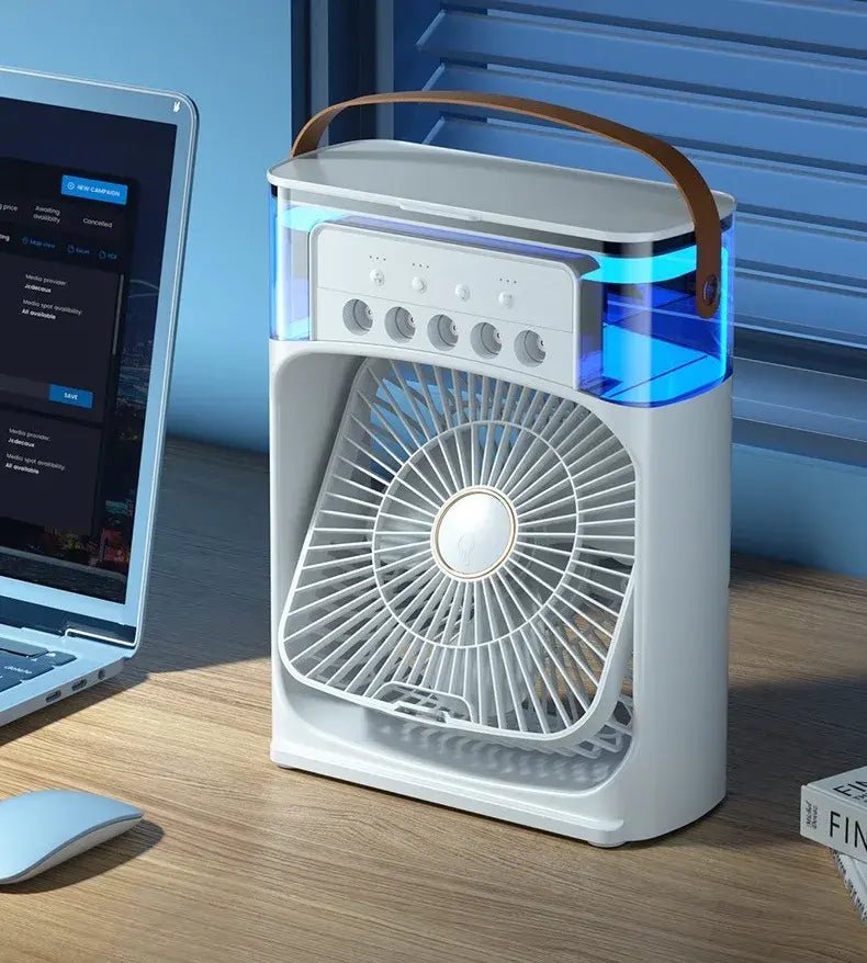 Portable Humidifier Fan Air ConditionerWhite