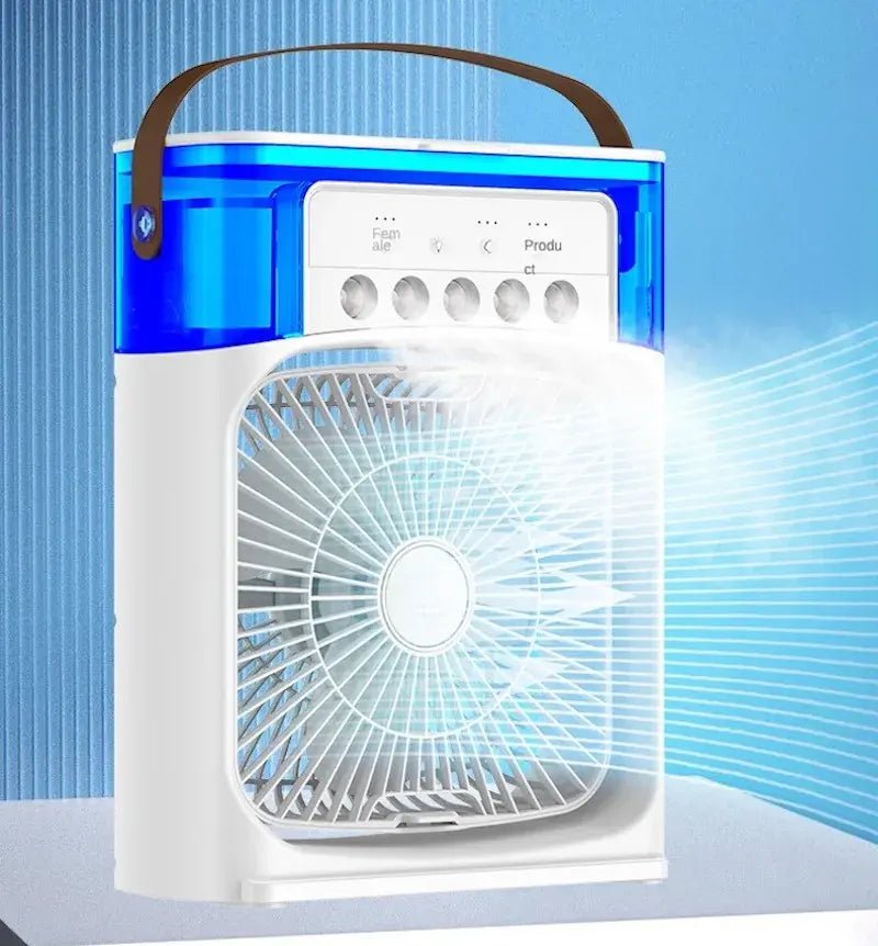 Portable Humidifier Fan Air ConditionerWhite