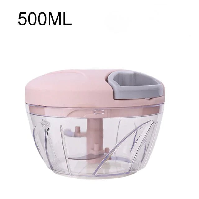 Stainless Manual Chopper500 ML Pinkchopper