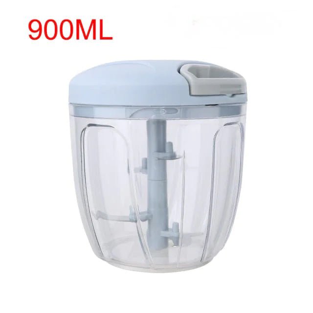 Stainless Manual Chopper900 ML Bluechopper