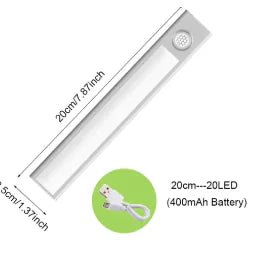Wireless Motion Sensor LED Night LightNew White 2
